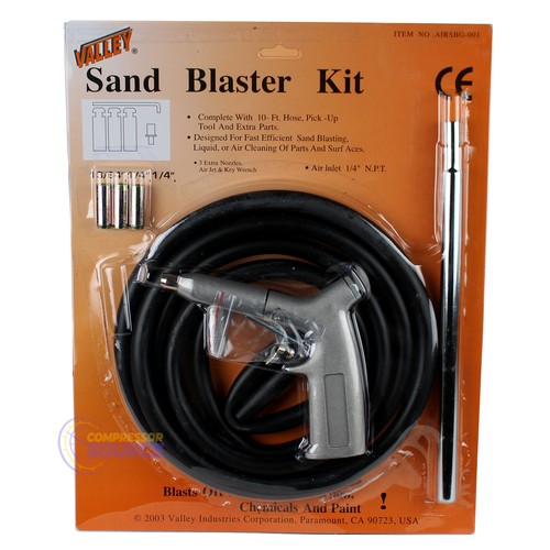 Valley sandblasting kit with - kit,