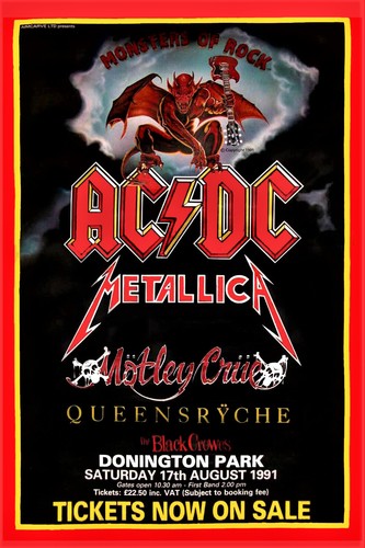 Concert poster 12 x18 - ac/dc, 12"x18"