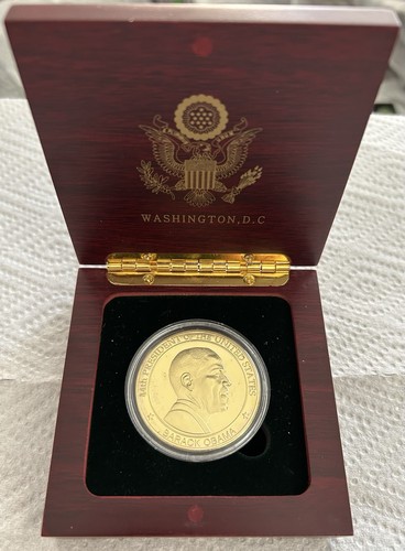 Obama challenge coin gold - challenge,