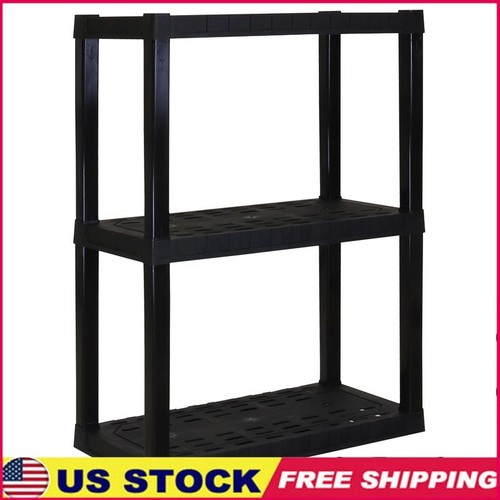 Tier plastic shelving unit - shelving,