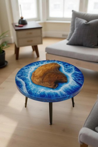Elegant epoxy resin table top - elegant,