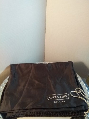Coach dust bag brown satin - bag,