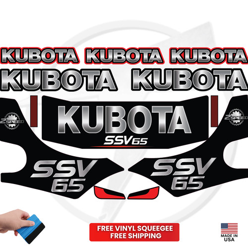 Fits kubota ssv main - fits, decals