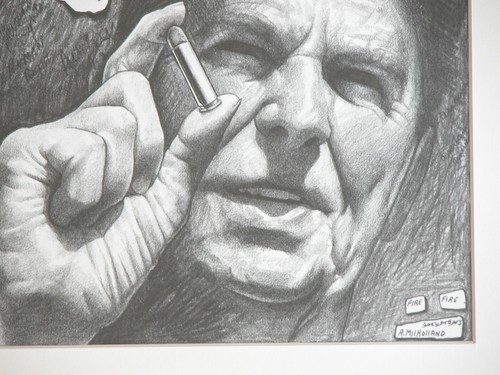 Ronald reagan pencil drawing - reagan,