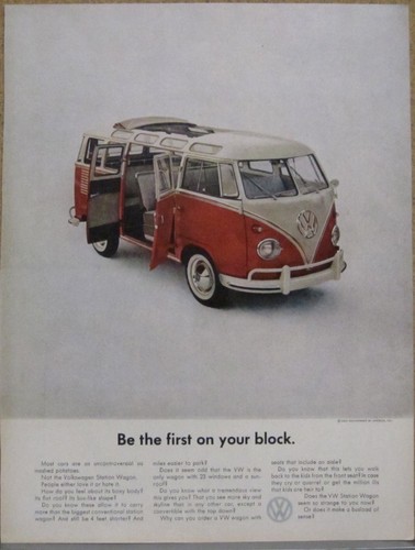 Bus poster be the - vw, ad