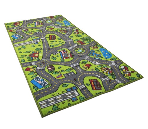 Kids carpet playmat rug - rug, city