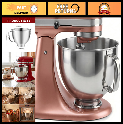 Stainless steel mixer bowl - bowl, for