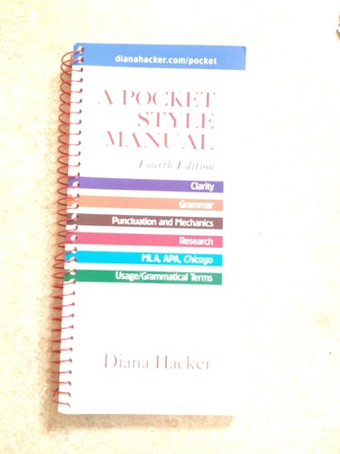 Pocket style manual - a,