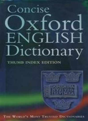 Concise oxford english - oxford,