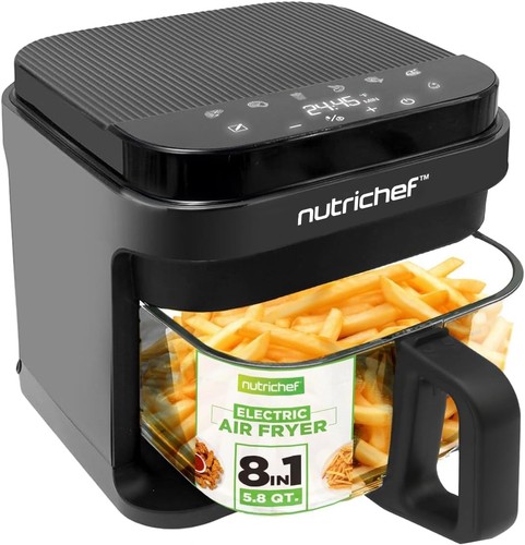 8qt air fryer 1 preset - 5.8qt,