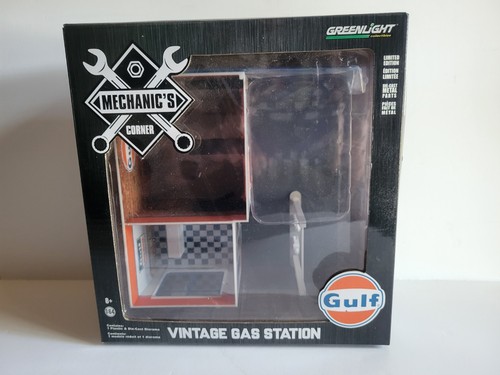Vintage gas station - vintage,