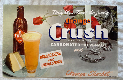 Vintage 1940s orange crush - 1940s,