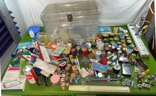 Vintage wilson sewing box - vintage,