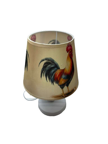 Rooster design table - table, lamp