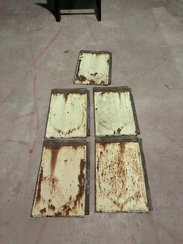 Antique embossed tin metal - antique,