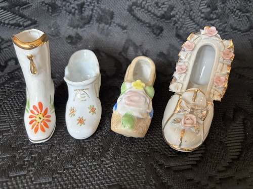 Three beautiful porcelain rose - three,