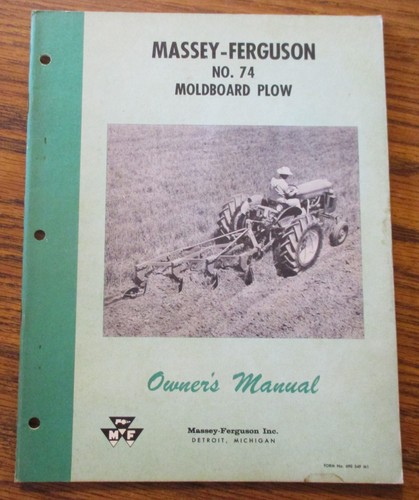 Massey ferguson 74 - ferguson, no.