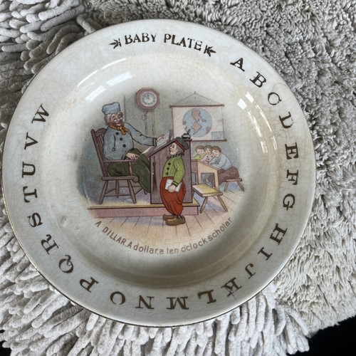Antique pottery baby - antique,