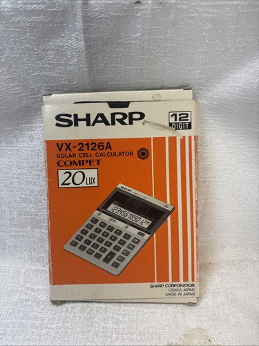 Vintage sharp compet 2126a - vintage,
