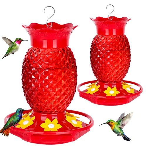 Glass hummingbird feeders - glass, for