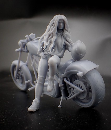 Biker girl bike not - ,
