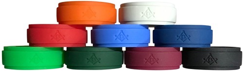 Masonic ring silicone - silicone, (9