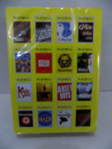 Playbill playing cards - playbill,