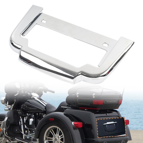 Chrome rear license plate - license,