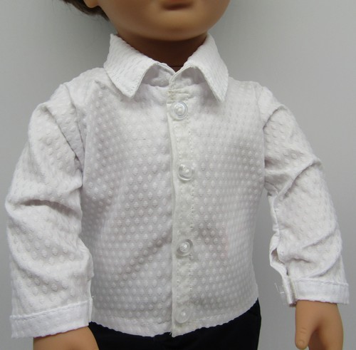 White button down shirt - white,