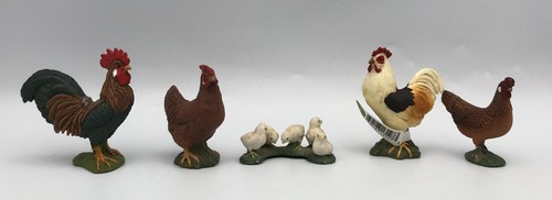 Schleich chicken family lot - schleich,