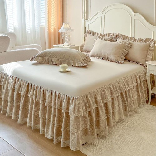 Lace bed for queen king - lace, queen/king