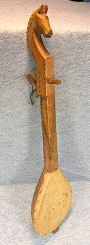 Vintage carved wood - carved, head