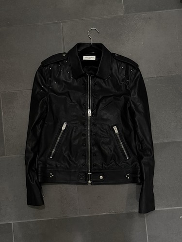Hedi slimane leather jacket