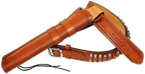 Leather rifle scabbard fits - rifle,