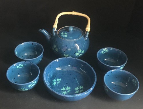 Oriental tea set terra - oriental, cotta