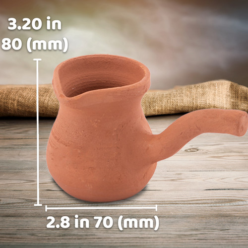 Handmade clay turkish coffee - handmade,
