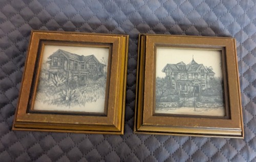 Ader framed prints vintage - ader,