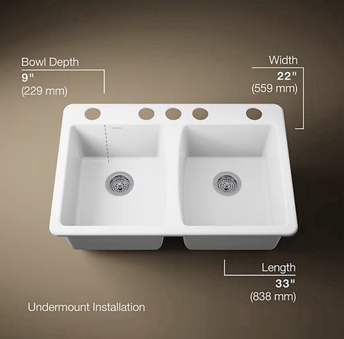 Kohler 5873 deerfield - kohler, 5873-5u-0
