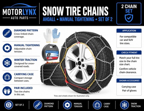 Snow tire chains manual - snow,