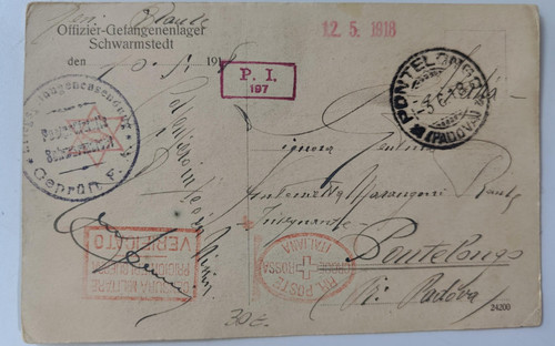 Wwi 1918 german - wwi, postcard