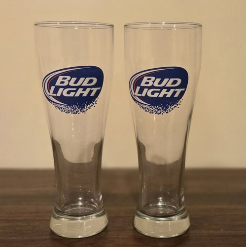 Bud light tall - 2, glasses