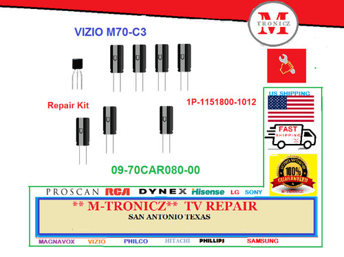 Capacitor kit vizio m70 - capacitor,