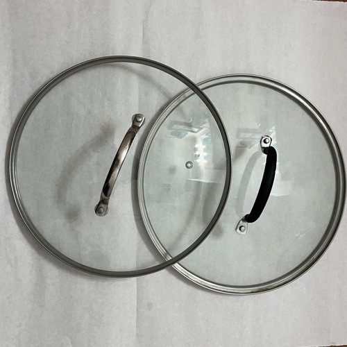 Cooking tempered glass pot - glass, lid
