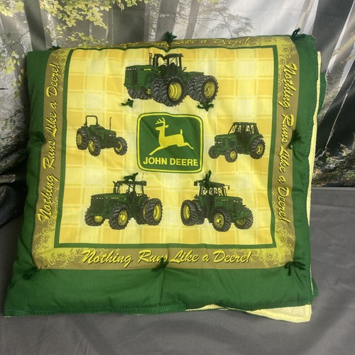 Hand made john - deere, throw/