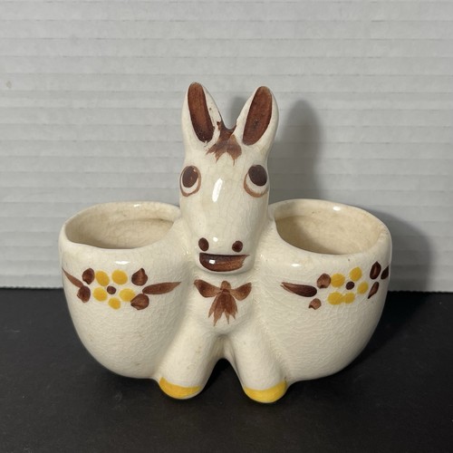 Vintage ceramic donkey mule - ceramic,