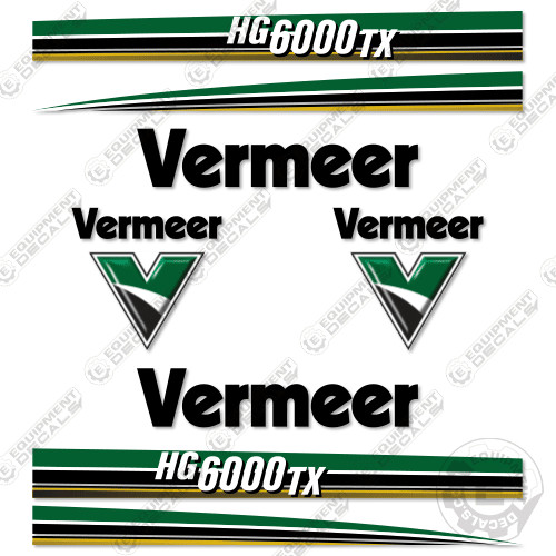 Fits vermeer hg6000tx - fits, decal