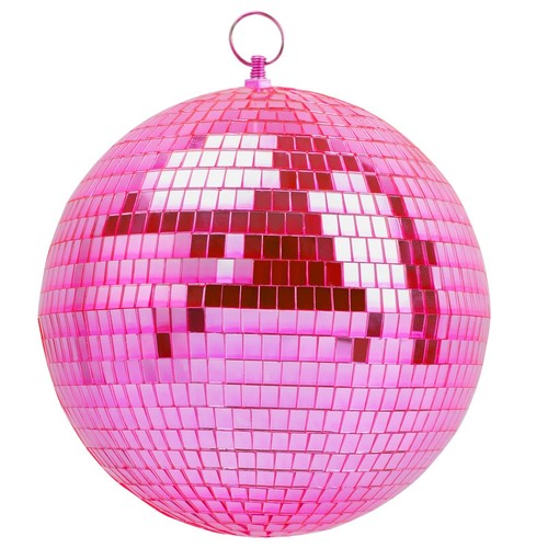 Inch pink disco ball mirror - pink,