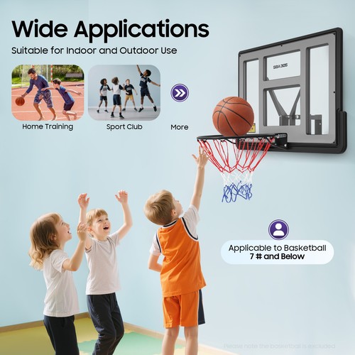 Basketball backboard and - basketball,