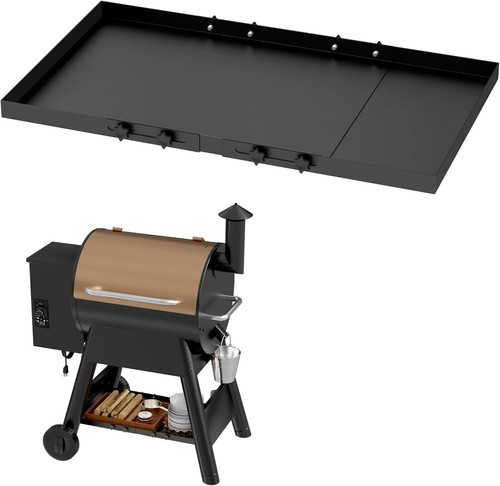 Adjustable grill storage shelf - adjustable,