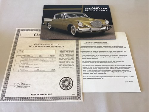 Danbury mint 1957 studebaker - danbury,